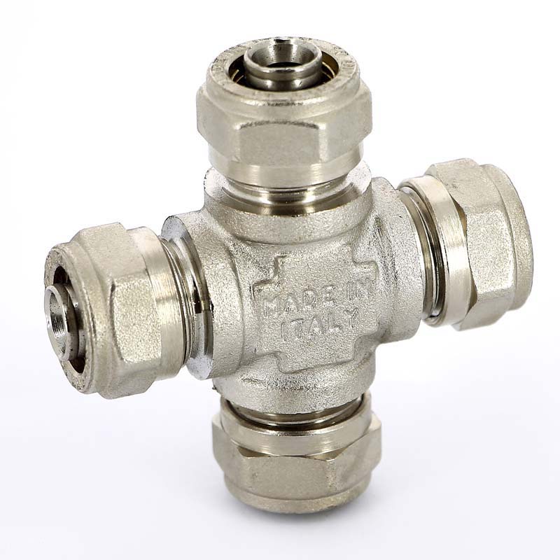 Крестовина обжимная 16 х 16 х 16 х 16 UNI-FITT