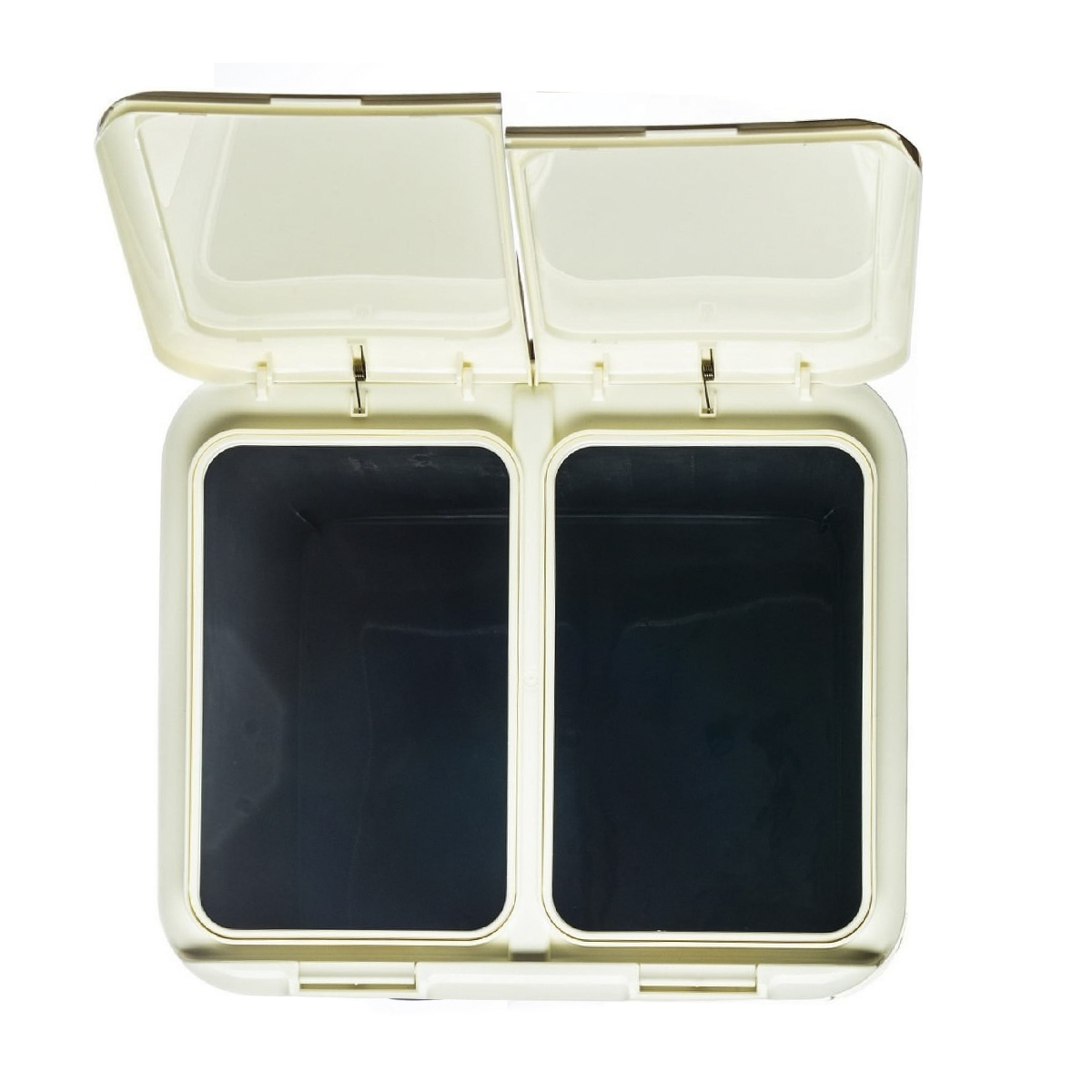 Бак пласт. для сортировки мусора 21,6 л прямоуг. с крышк. (серый) (1/30) "happi dome" hdb-041-21_gry