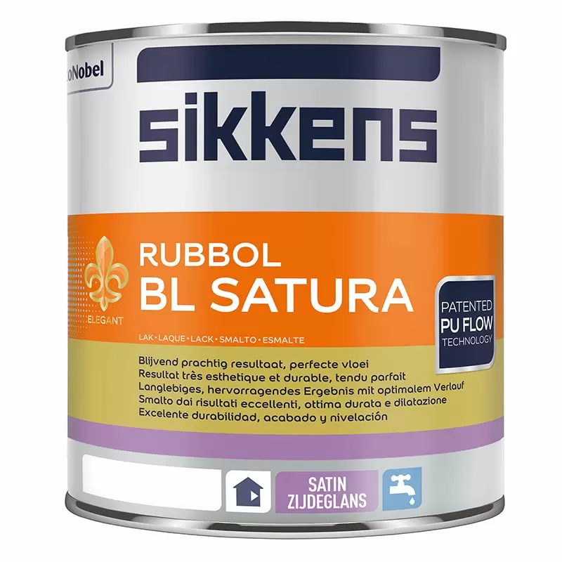 SIKKENS RUBBOL BL SATURA краска универсальная, алкидно уретановая, полуматовая, база M15 (0,95л)