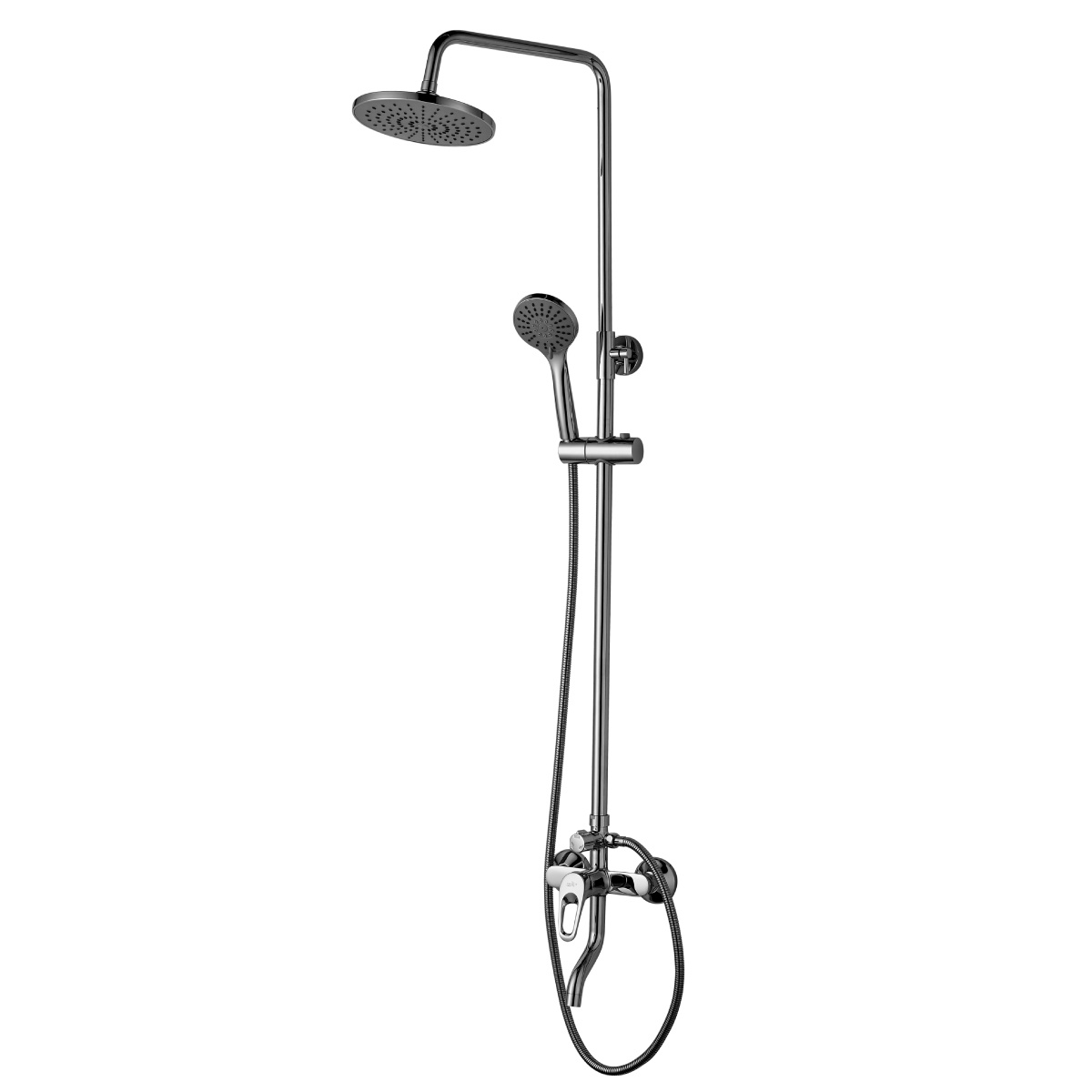 Душевая система  b35-46  лейка 3 реж., верхн. душ "тропич. дождь" (1/4) "rossinka"