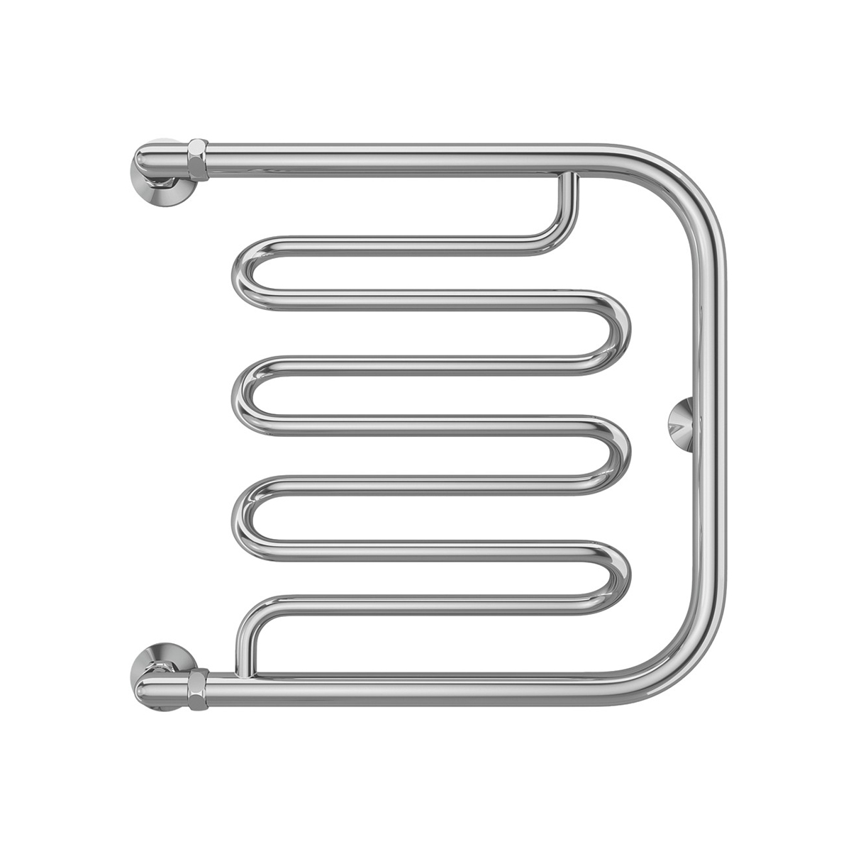 Полотенцесушитель водяной "фокстрот-лиана aisi" 500*500 (хром) "terminus"