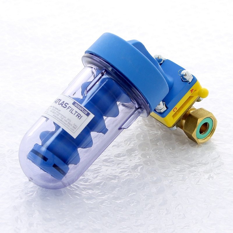 Система антинакипи ATLAS FILTRI DOSAPLUS 3 1/2" 3-х ходовой, с байпасом, 2 капсулы полифосфата