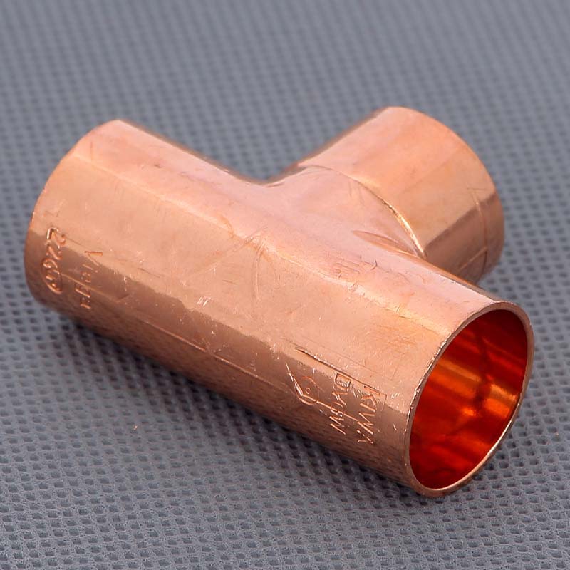 Тройник равнопроходной VIEGA под пайку 22 мм медный