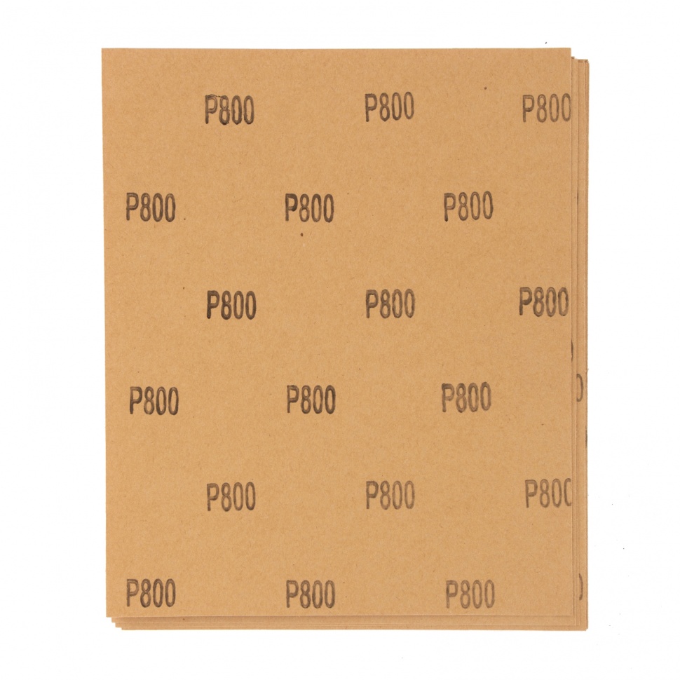 Шлифлист на бумажной основе, P 800, 230 х 280 мм, 10 шт, водостойкий Matrix (75622)