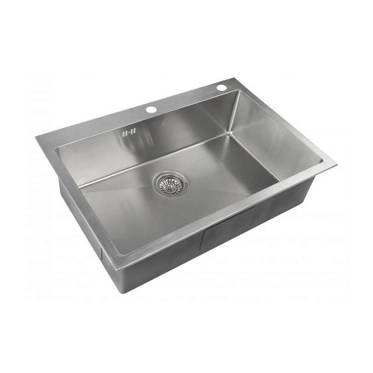Мойка для кухни врезная нержав. rx-7551  750*510 мм (чаша 690*410*200 мм) "zorg"