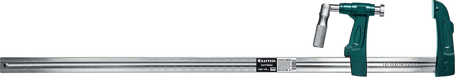KRAFTOOL EF-100/12, 125 х 1000 мм, мощная струбцина F (32013-125-1000)