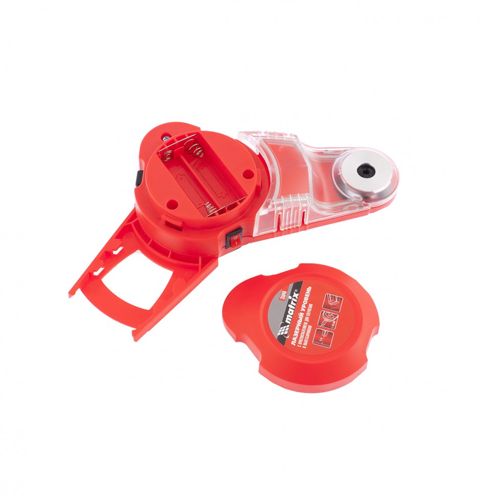 Уровень лазерный с приспособлением для сверления и пылесборником Matrix (35040)