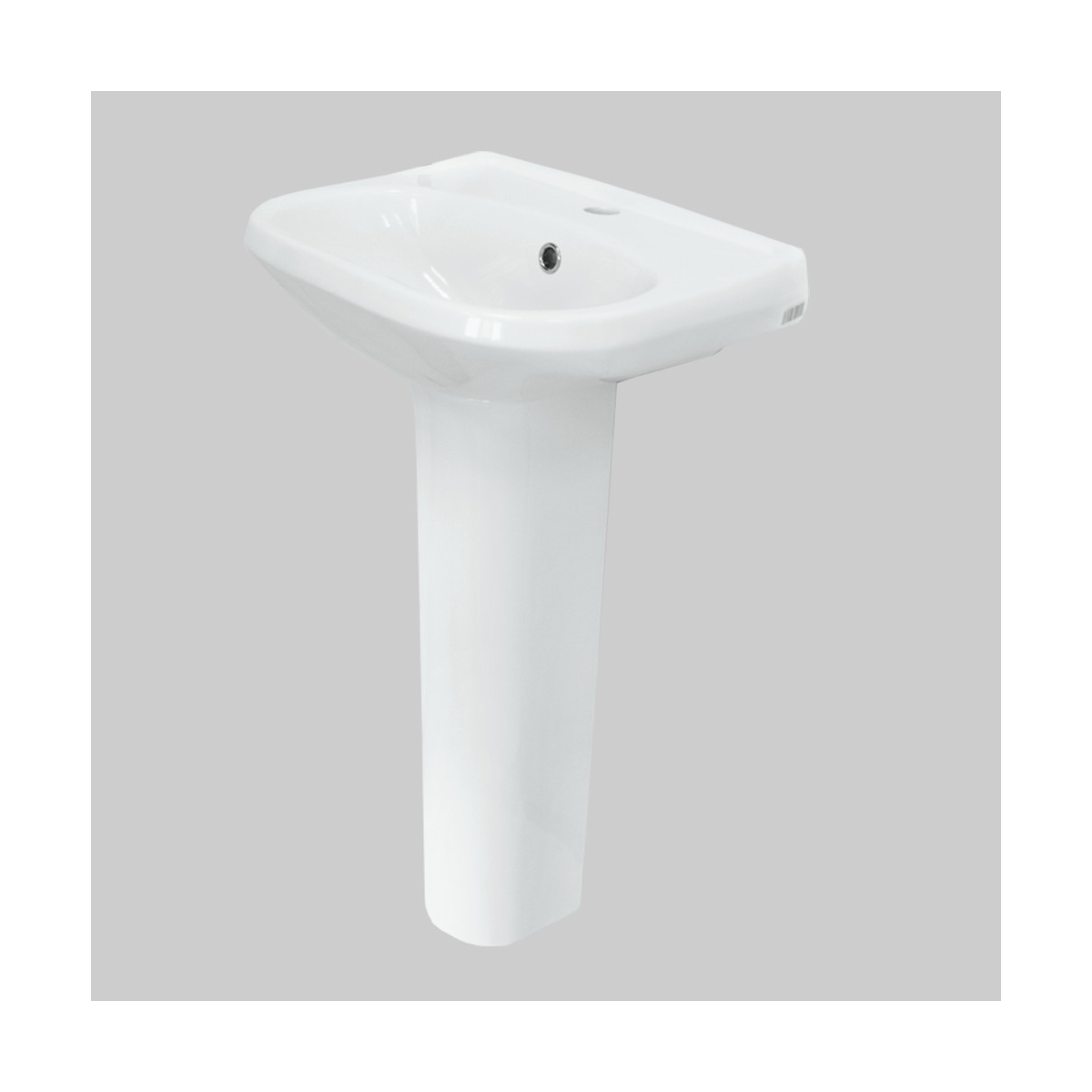 Раковина "комфорт" уп белая "sanita" wb.pd/comfort/50-c/wht.g/s1