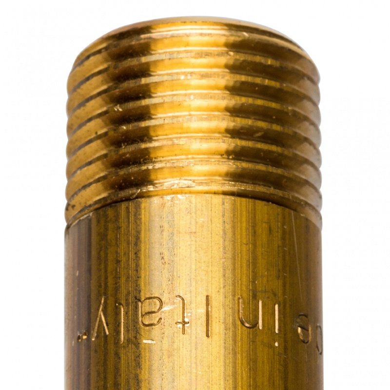 Сгон НР 1" 200 мм латунь STOUT