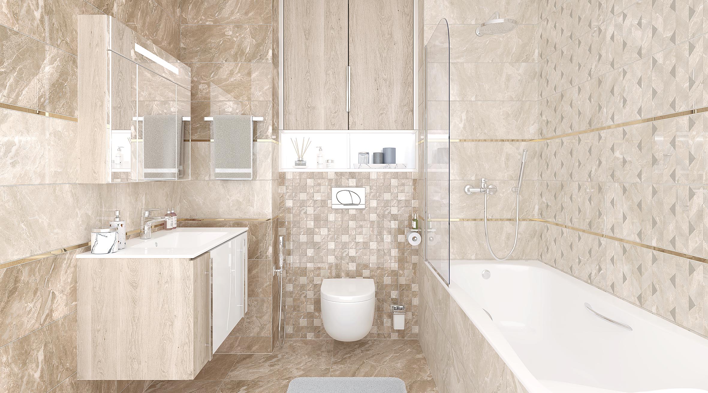 Gobi керамогранит коричневый 60x60