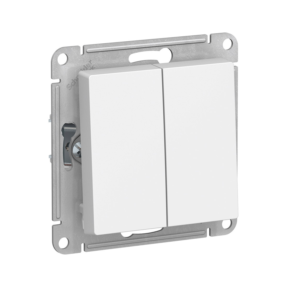 Переключатель "atlasdesign" 2-х кл. (механизм) 10а, белый (1/20/160) "schneider"