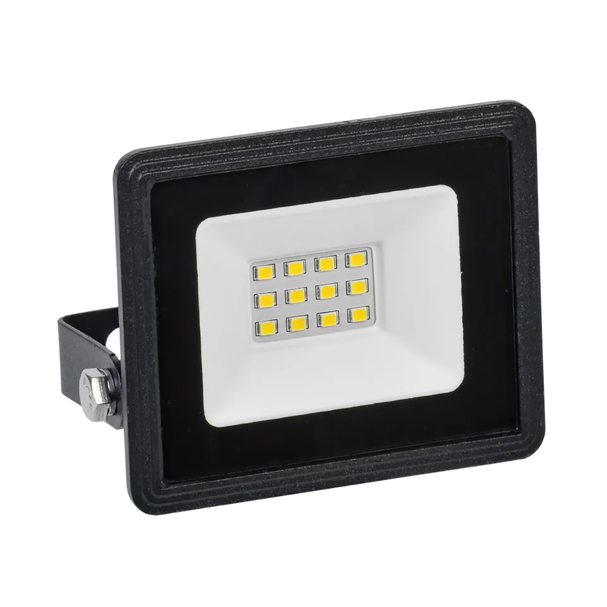 Прожектор светодиодный сдо 06-10  10 вт, 6500 к, ip65, черный (1/60) "iek"