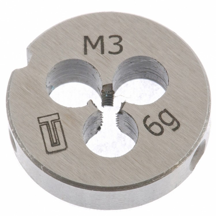 Плашка М3 х 0.5 мм Сибртех (77005)