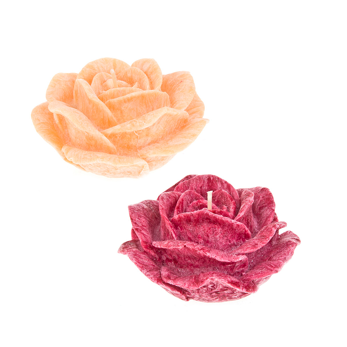 Свеча декоративная "роза" 10*10*6 см (1/12/48) "ens group" 6160082