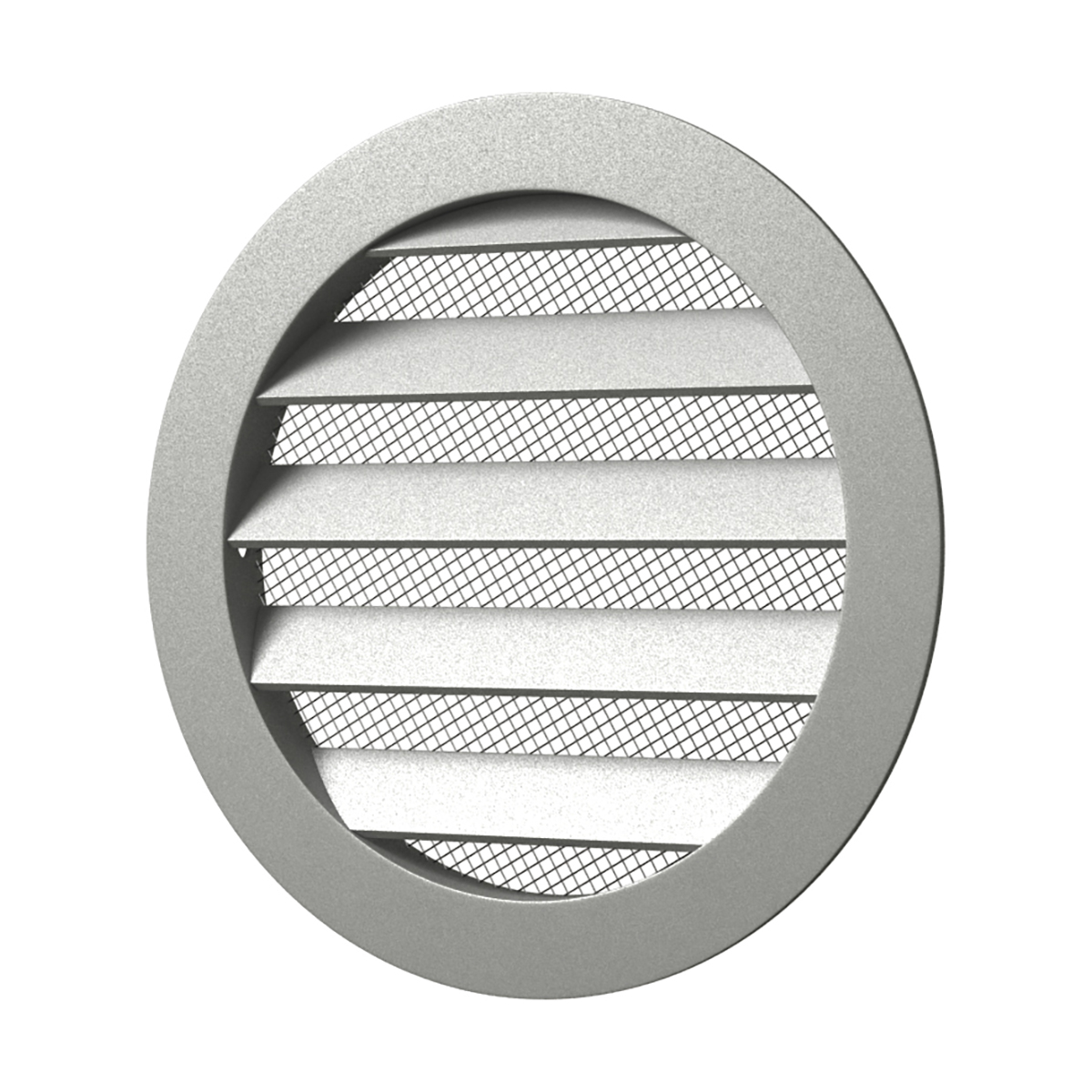 Решетка вентиляц. круглая d 125 мм с фланцем d100 алюмин. (1/45) "street line" 10ркм