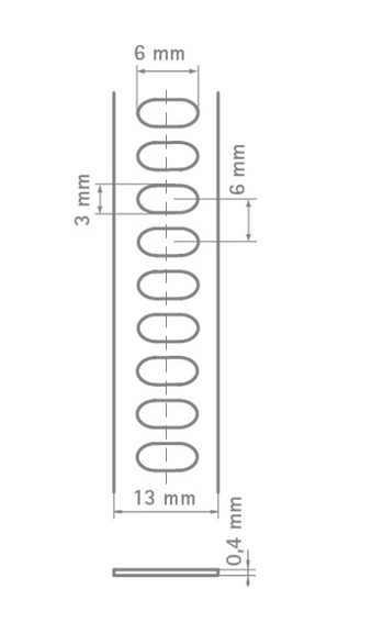 Монтажная перфолента BIS IKS-2000 WALRAVEN