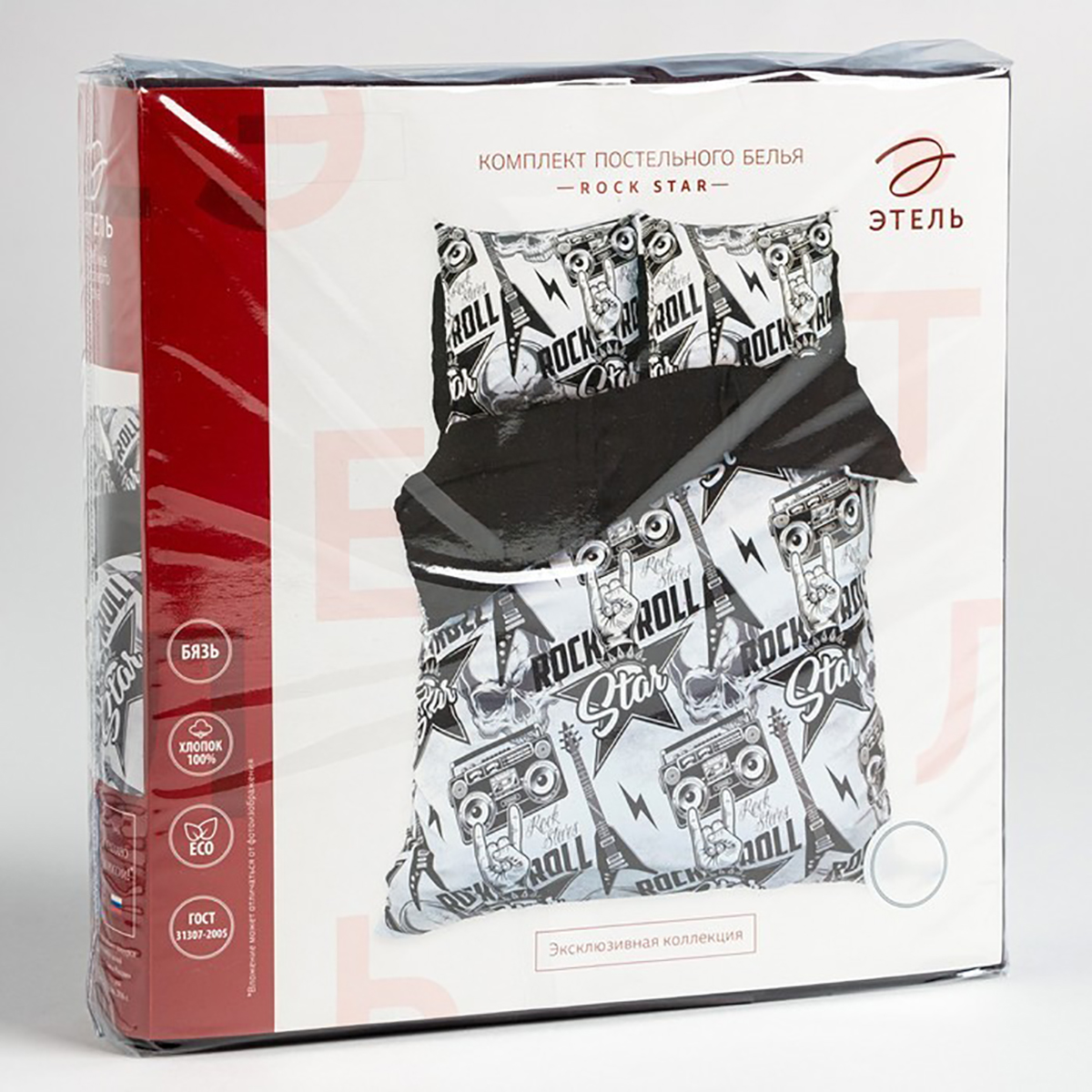 Постельное белье "этель" rock star 1,5 сп. (бязь) (1) 7533825