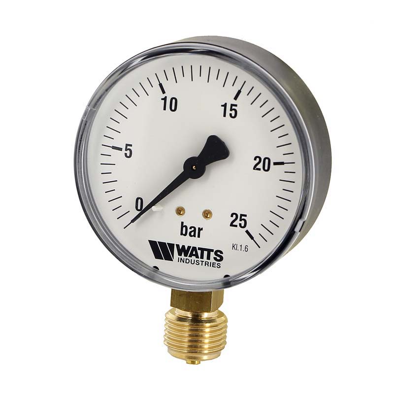 Манометр радиальный F+R200 80 мм 1/2" 25 бар WATTS