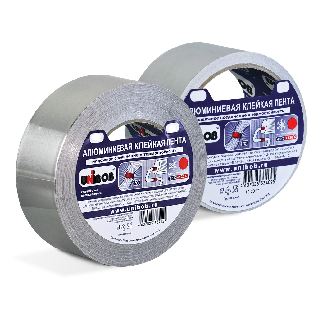 Лента клейкая алюмин. 48 мм х 25 м (24) "profitto"