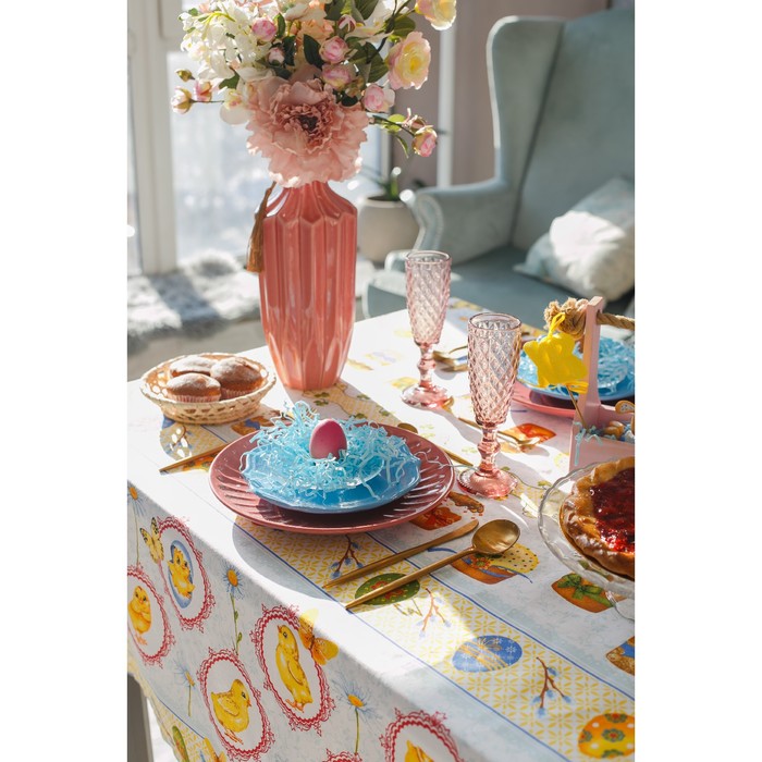 Скатерть "доляна" пасха 145*144 см (1/25) 3042070