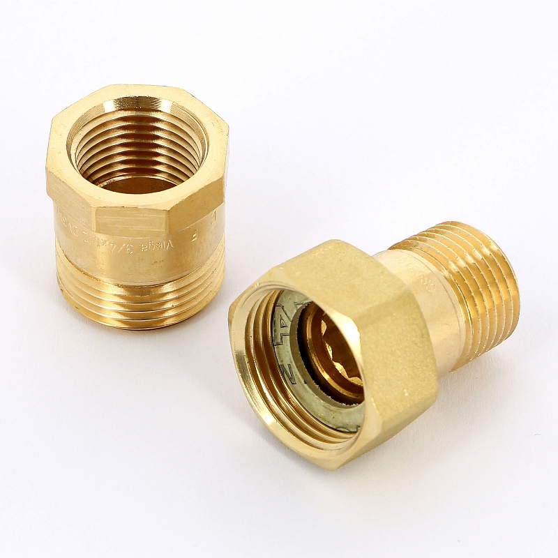 Американка резьбовая ВН 1/2" с плоским уплотнением бронза VIEGA (271374)