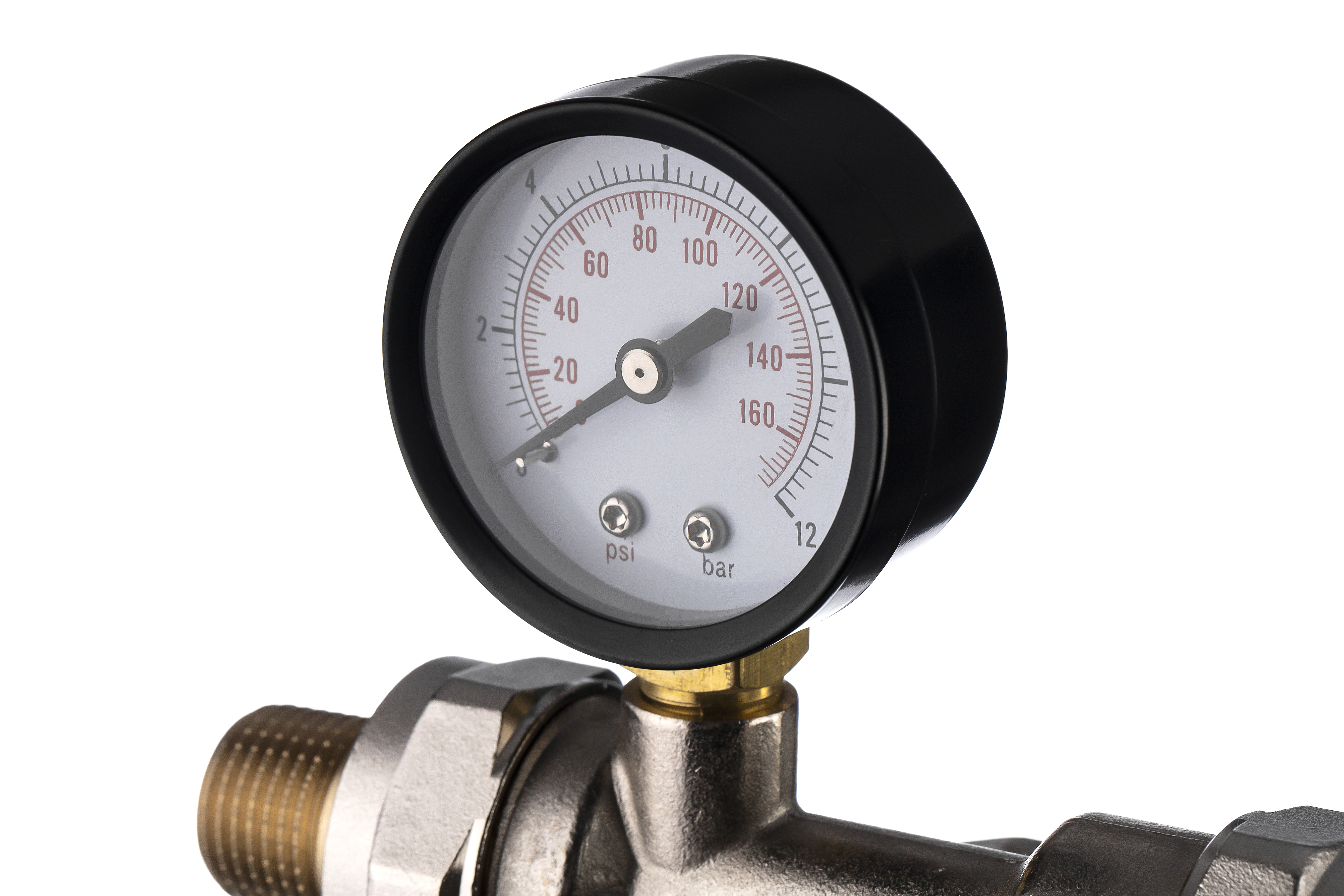 Фильтр магистральный промывной Гейзер Бастион 122 1/2" для ГВС с манометром