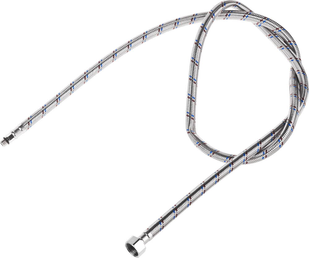 STAYER 1/2″, 1.5 м, гайка-штуцер, гибкая подводка с укороченным штуцером для смесителей, Professional (51016-150)