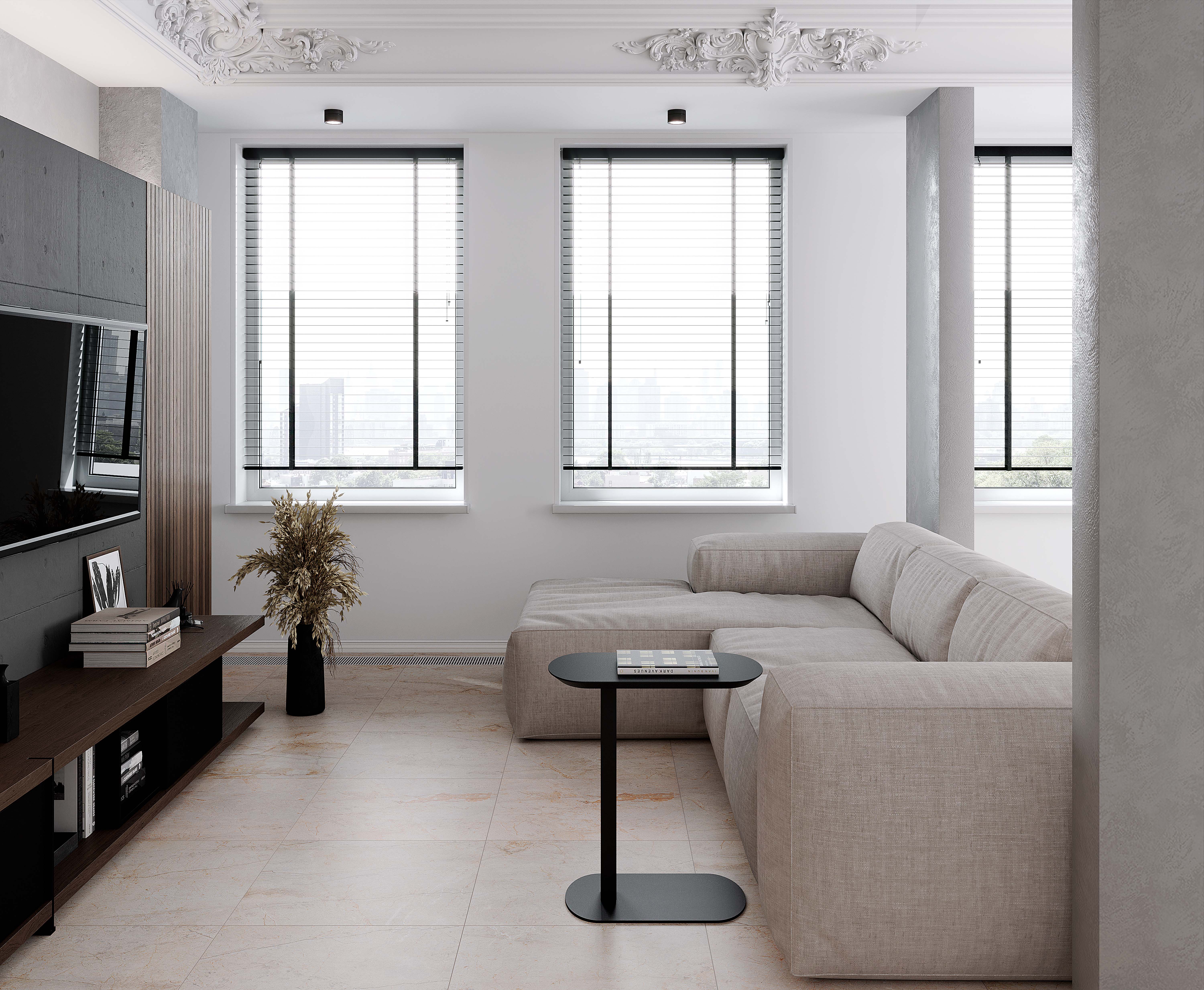 Carved river crema керамогранит карвинг 60x60