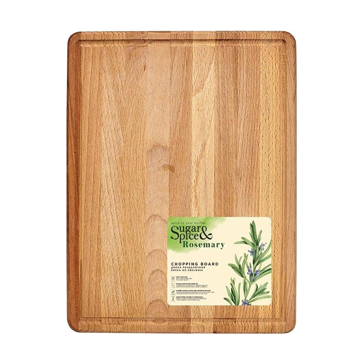Доска разделочная дерев. "rosemary" 37*28 см (1/5) "sugar&spice" se105212996