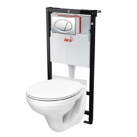 Инсталляция Alcaplast Kolo Idol: AM101/1120-4:1RUS SET+M70 + Унитаз с сиденьем SoftClose M1310002U