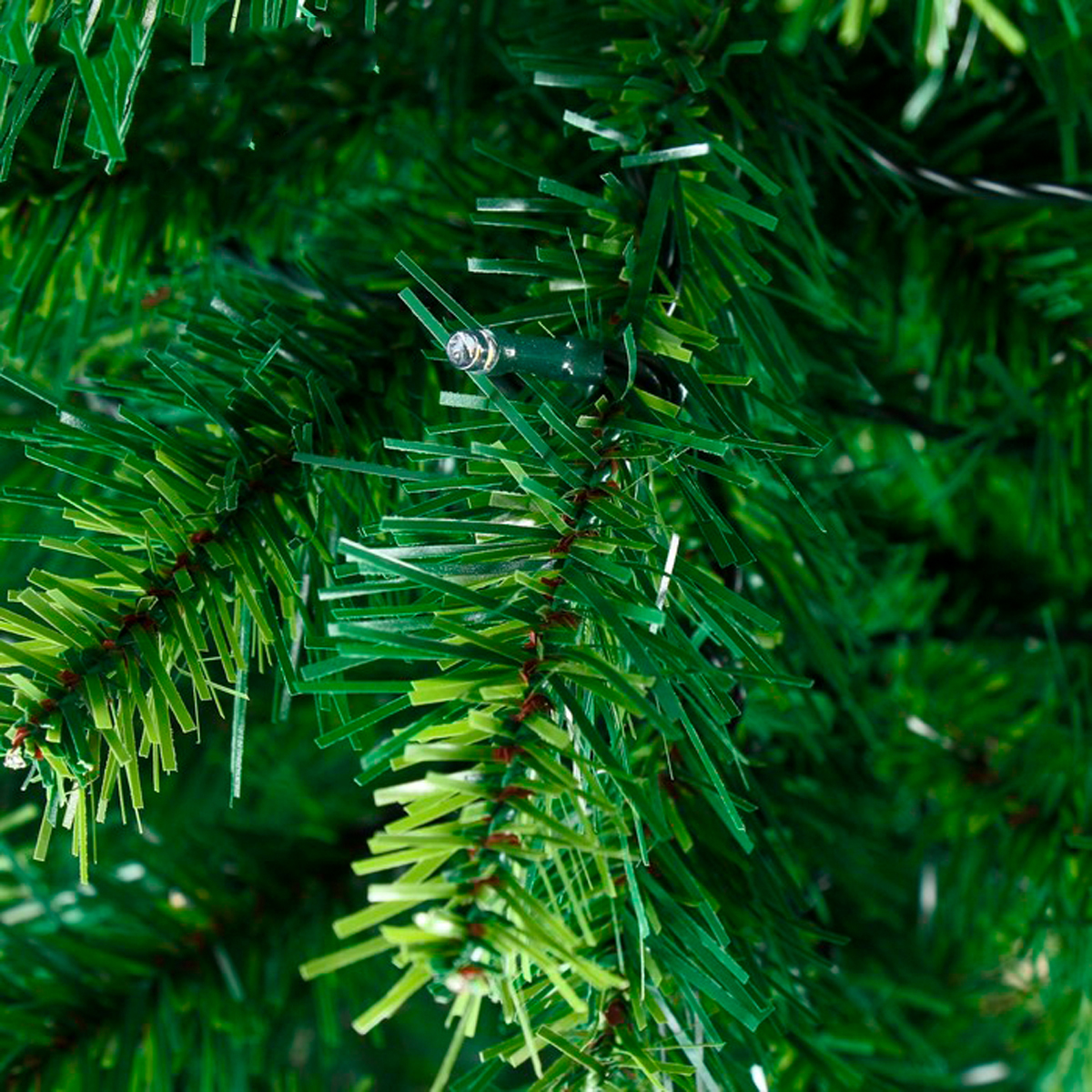 Ель декор. фиброоптич. sl726-120  120 см, 212 веток (зеленая) "зимнее волшебство" 1108617