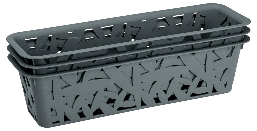 Корзины универс. набор 3 шт. (разм. s ) (1/20) "бытпласт"