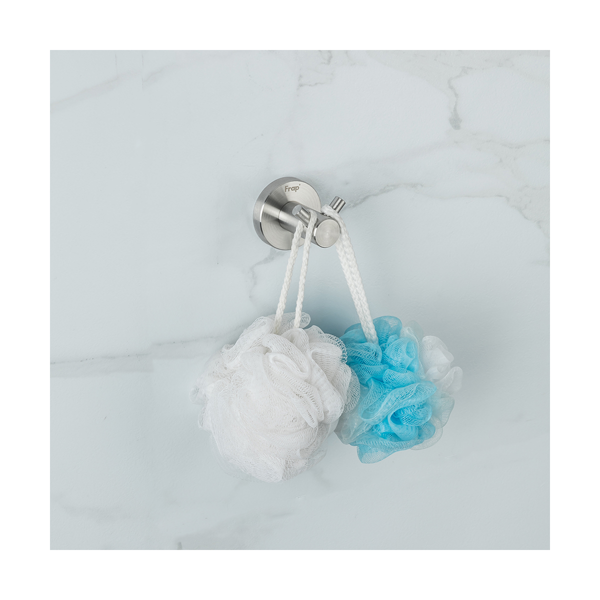 Крючок двойной f30105-2 (нерж.сталь), сатин (1/40/80) "frap"