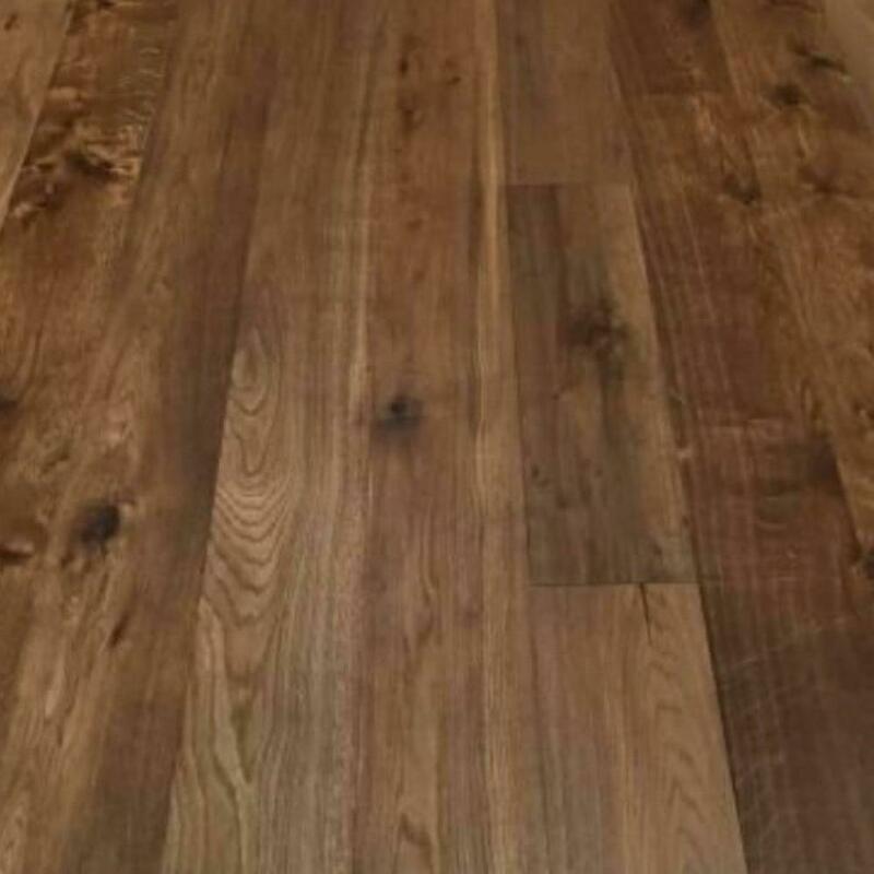 CROWNWOOD Urban Инженерная доска Дуб Термо Chocolate Millrun Браш, Лак (FS-37) 600..1860 x 148 x 14 / 2.202м2