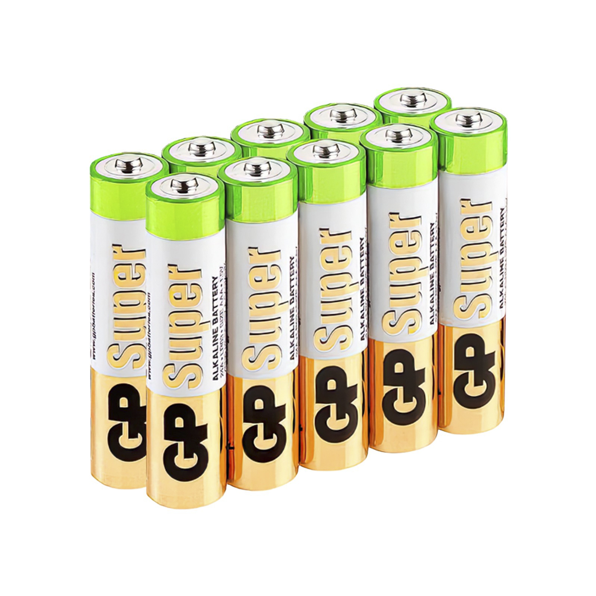 Батарейка gp super 24a-2crb10  тип ааа (10 шт. в слюде) (1/10/80)