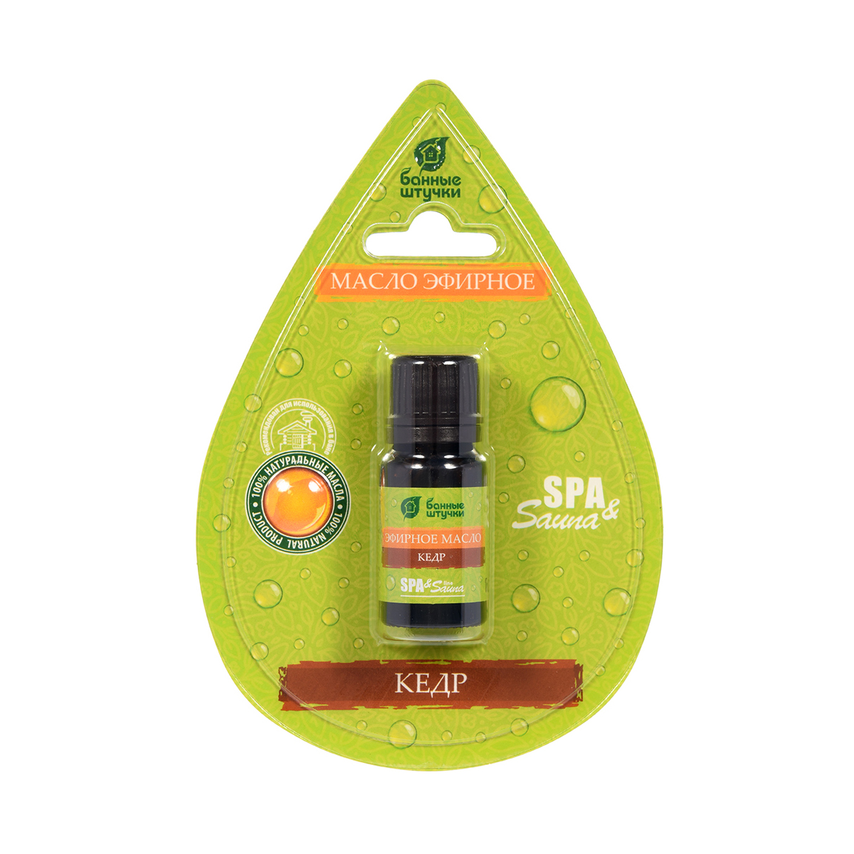 Масло эфирное "кедр" 10 мл (блистер) (1/20) "банные штучки" 32209