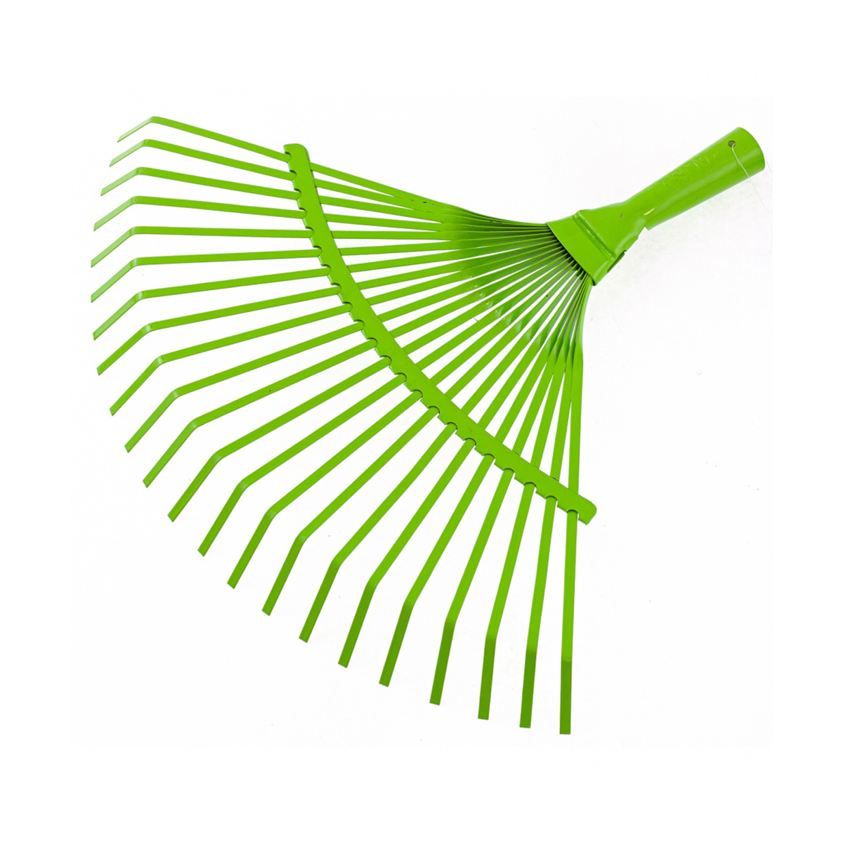 Грабли веерные стальные 22 зуба 425 мм, эмалиров., без черенка (1/30) "palisad"