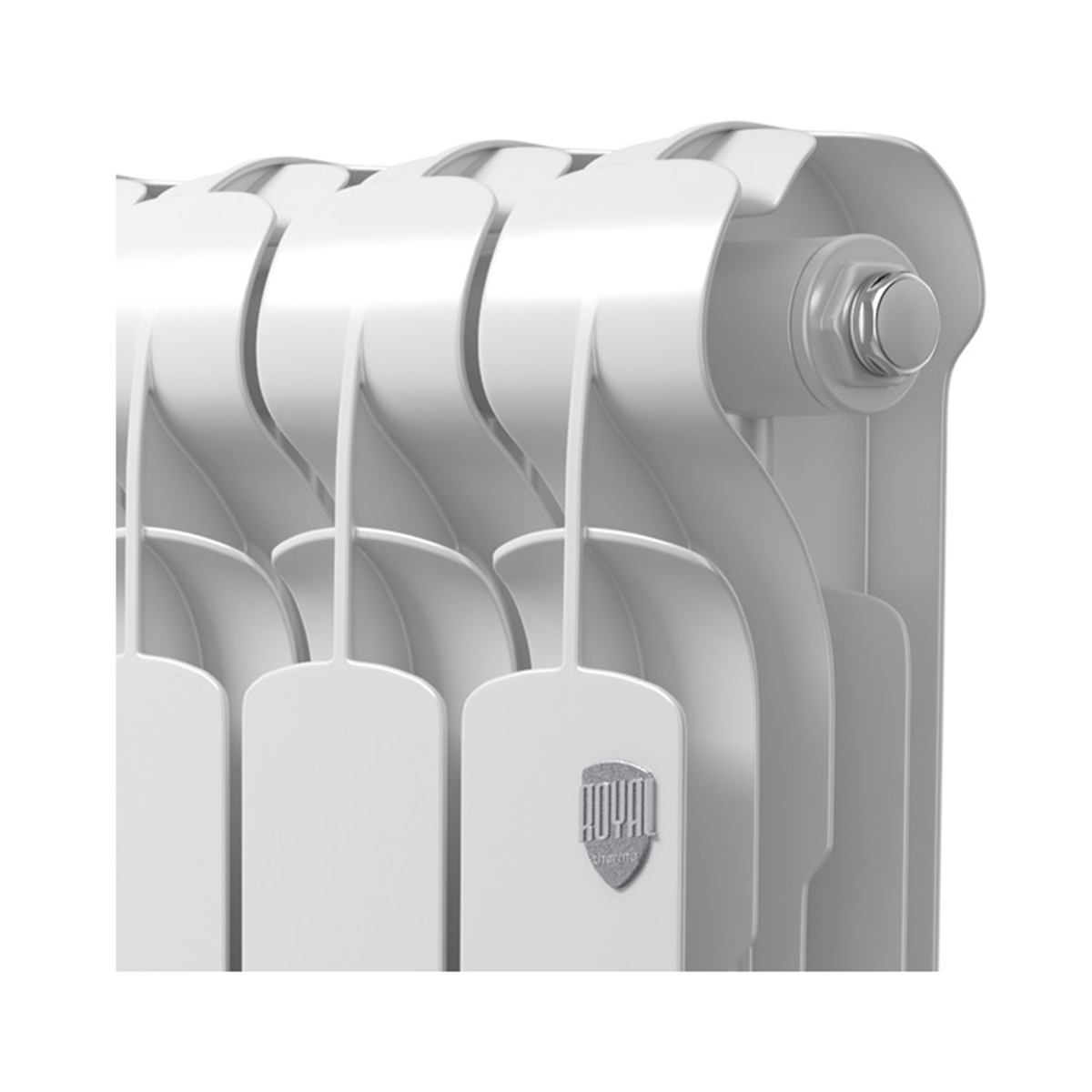 Радиатор алюмин. "indigo 500 2.0" 12 секций (1) "royal thermo"