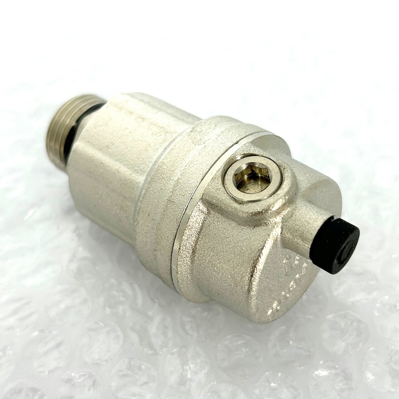 Воздухоотводчик автоматический 1/2" с прокладкой UNI-FITT никель