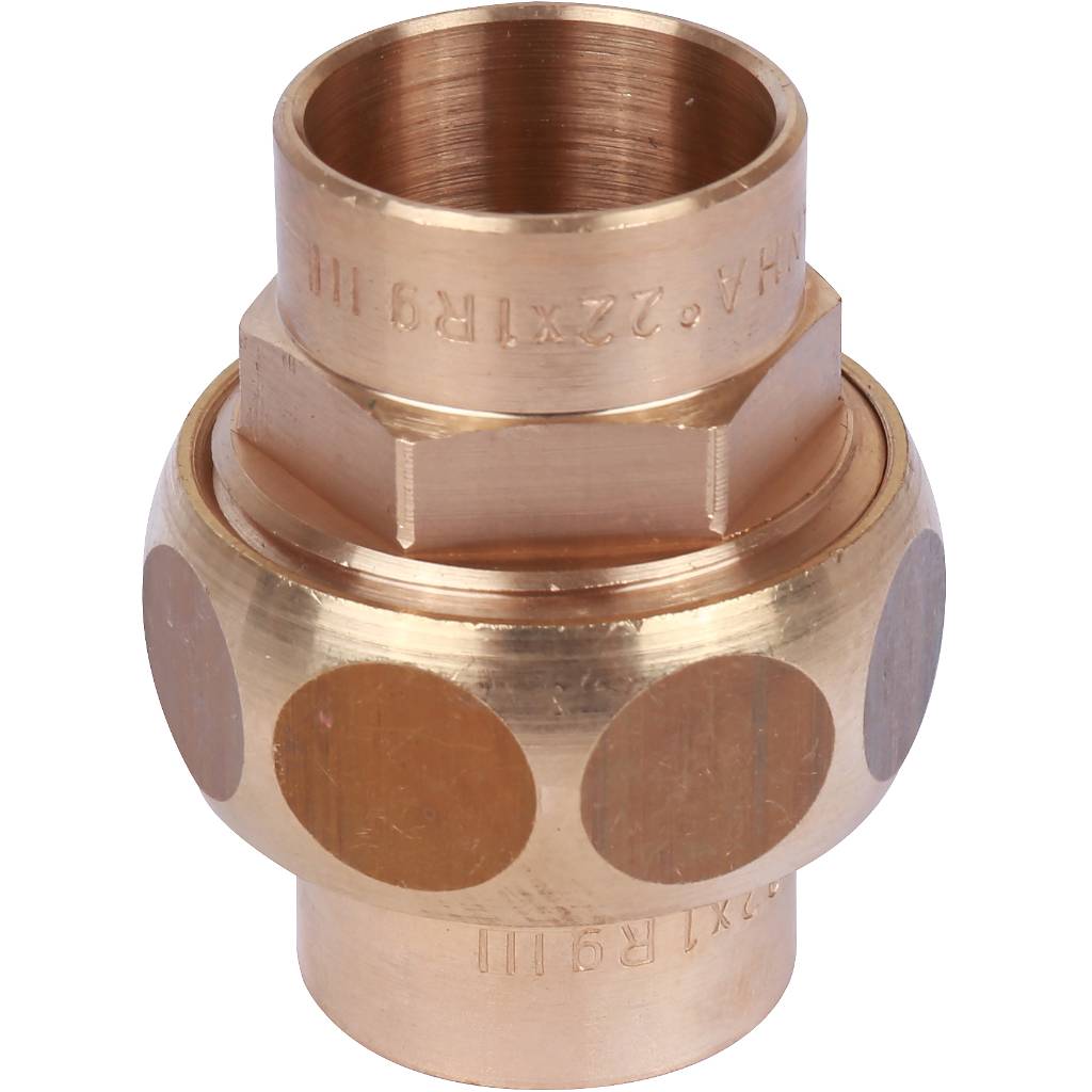 Американка (сгон) 22x1" ВР самоуплотняющаяся под пайку SANHA бронзовый 14340221