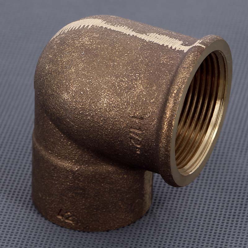 Угол 90° переходной пайка - ВР 42 x 1"1/2 VIEGA бронза