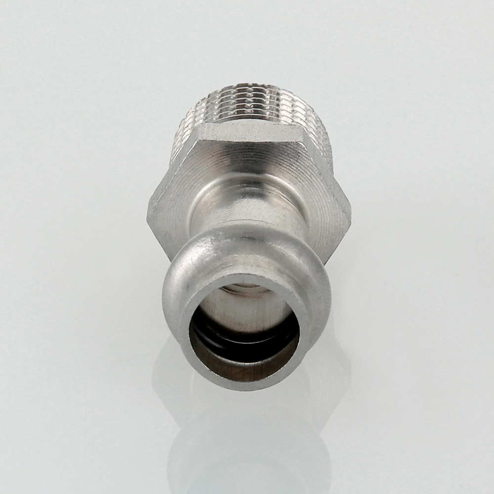 Муфта пресс-Н 18 мм х 1/2" нержавеющая сталь VALTEC