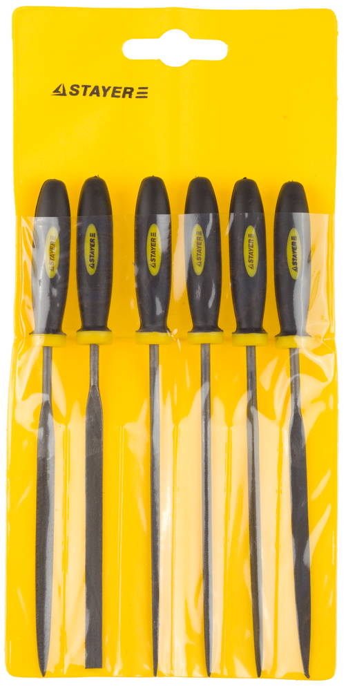 STAYER 150 мм, 6 предм., Набор надфилей (16010-H6)