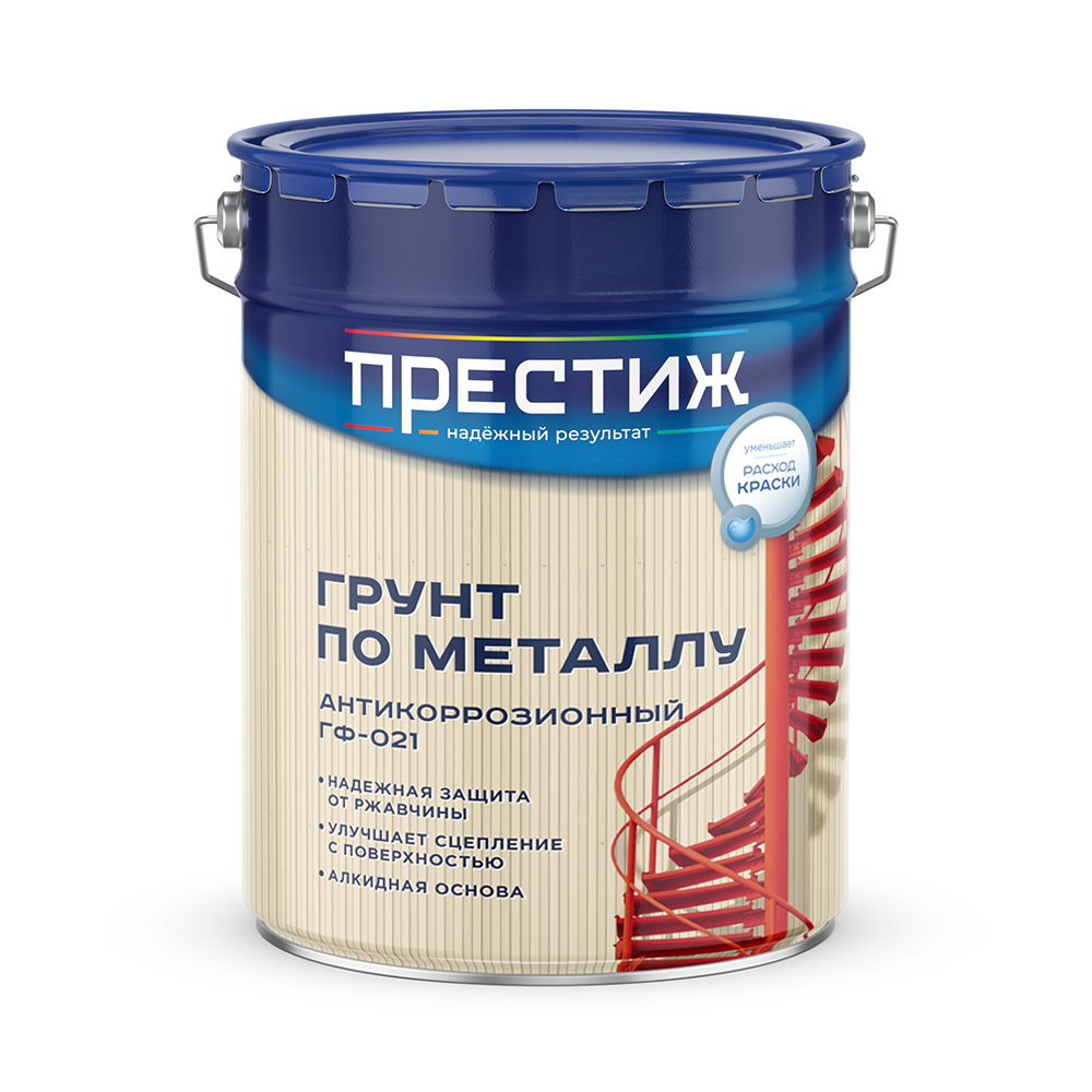 Грунт гф-021 серый 20 кг (1) "престиж"