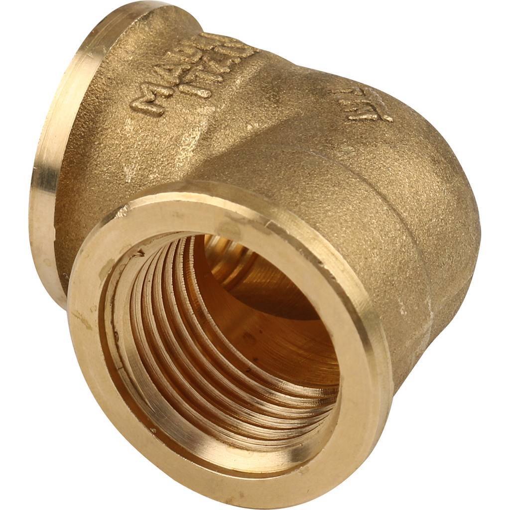 Колено ВР 1/2" x 1/2" латунь TIEMME