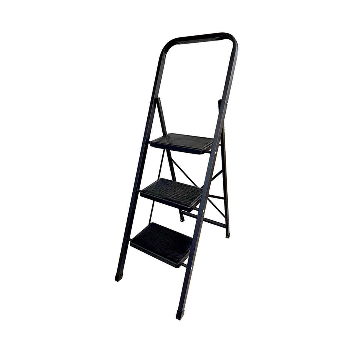 Стремянка стальная 3 широкие ступени (1) "алюмет"