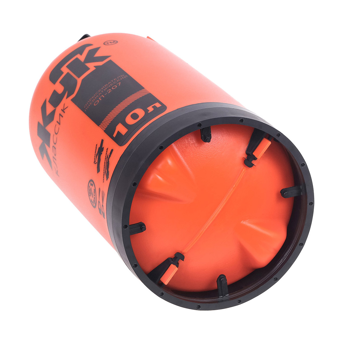 Опрыскиватель "жук" оп-207 10 л (1/6) "классик" (пластм. брандспойт мод. 208)