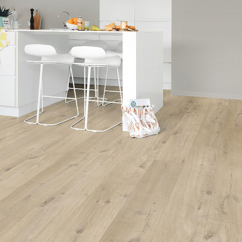 ПВХ-плитка Quick Step LIVYN Pulse Click PUCL 40103 Дуб хлопковый бежевый
