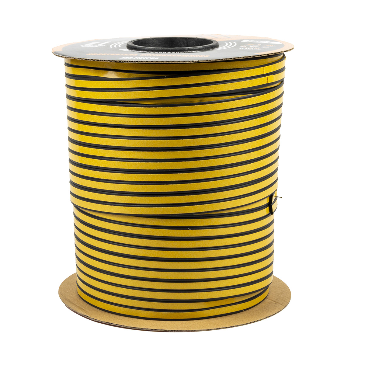 Уплотнитель i  8 х 2 мм черный  бухта 200 м (1/8) "tech-top"