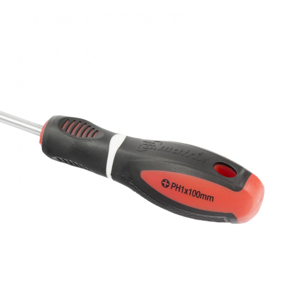 Отвертка "Era", PH1 х 100 мм, CrV, трехкомпонентная рукоятка Matrix (12056)